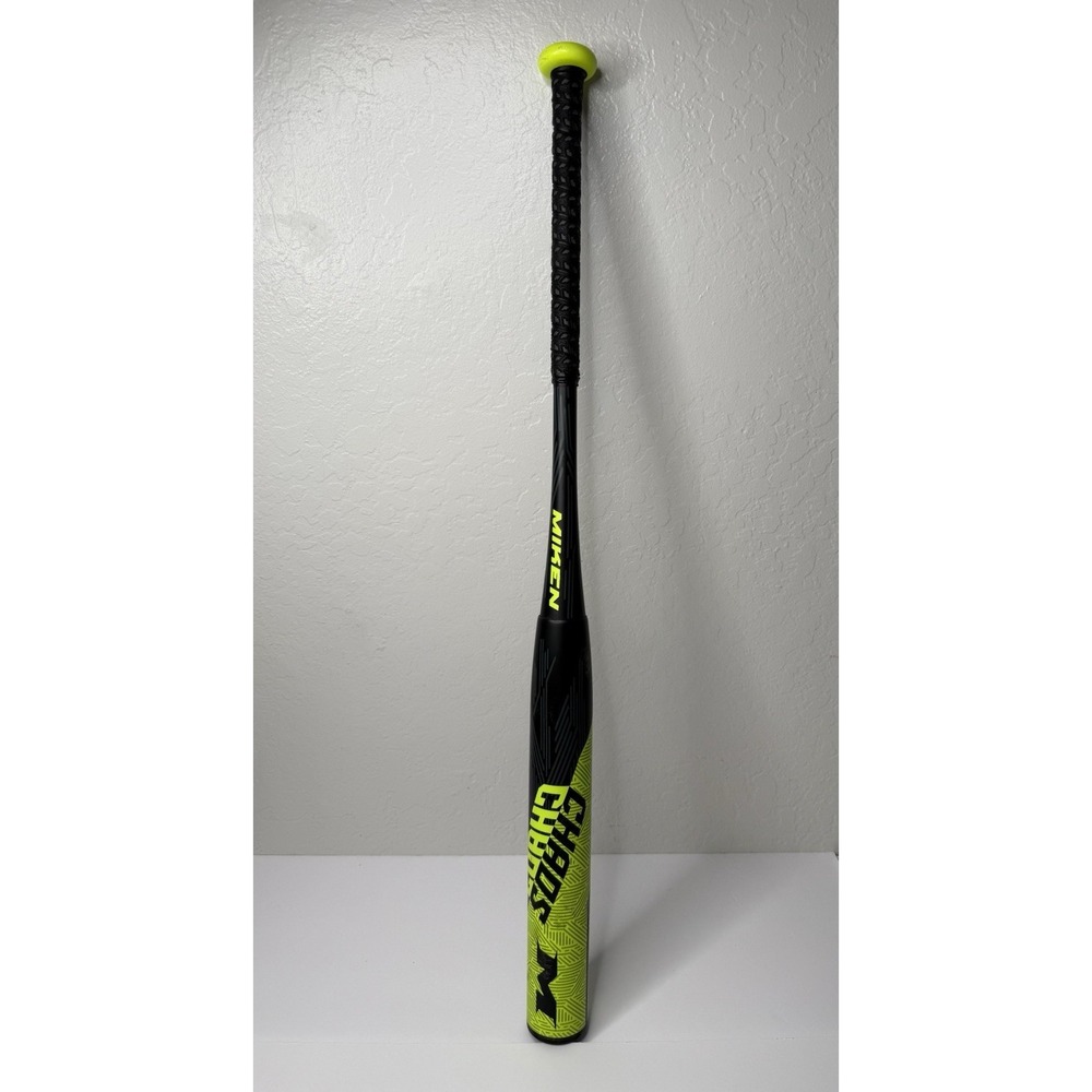 Miken Chaos AMZCHA Slowpitch Softball Bat 34 Inch 28 oz 100% Alloy Model M-100